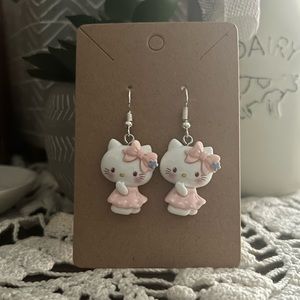 *3 for $20* Cheeky Giggling Hello Kitty Earrings